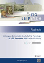 50. Kongress der Deutschen Gesellschaft für Psychologie - Supplement to Psychological Test and Assessment Modeling